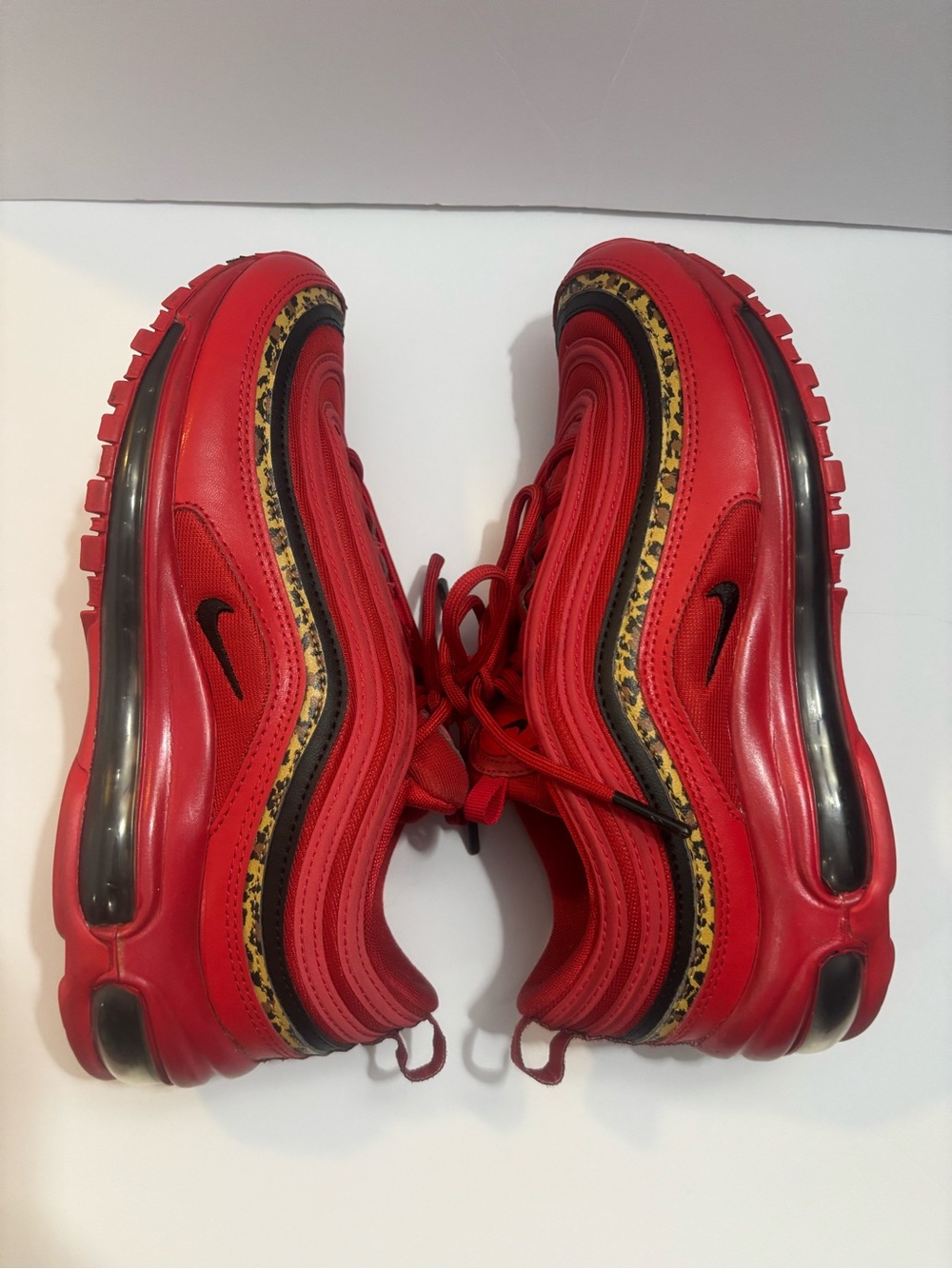 Nike Air Max 97 University Bright Red Woman's Size 8 Leopard
BV6113-600 - Picture 7 of 11